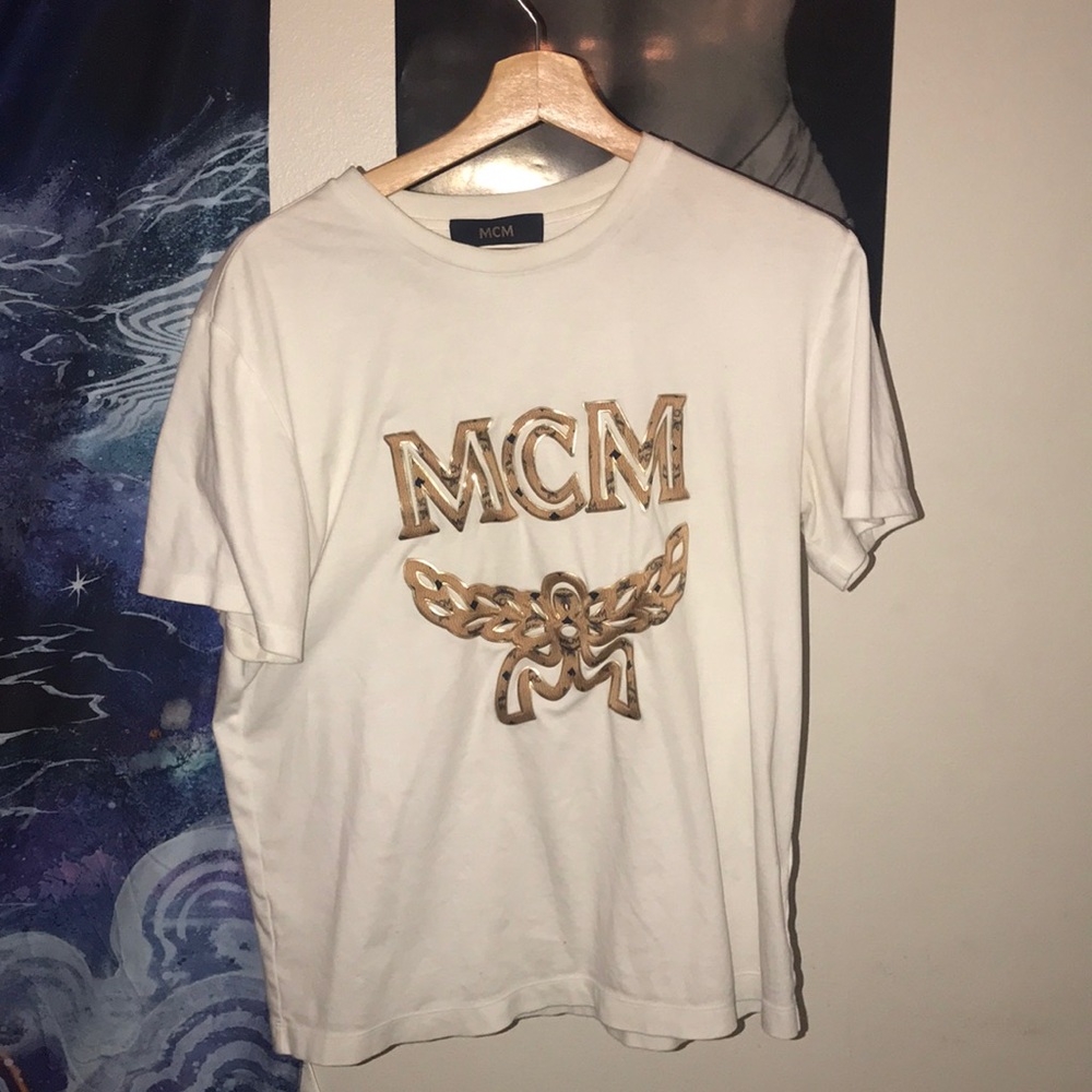 White MCM shirt